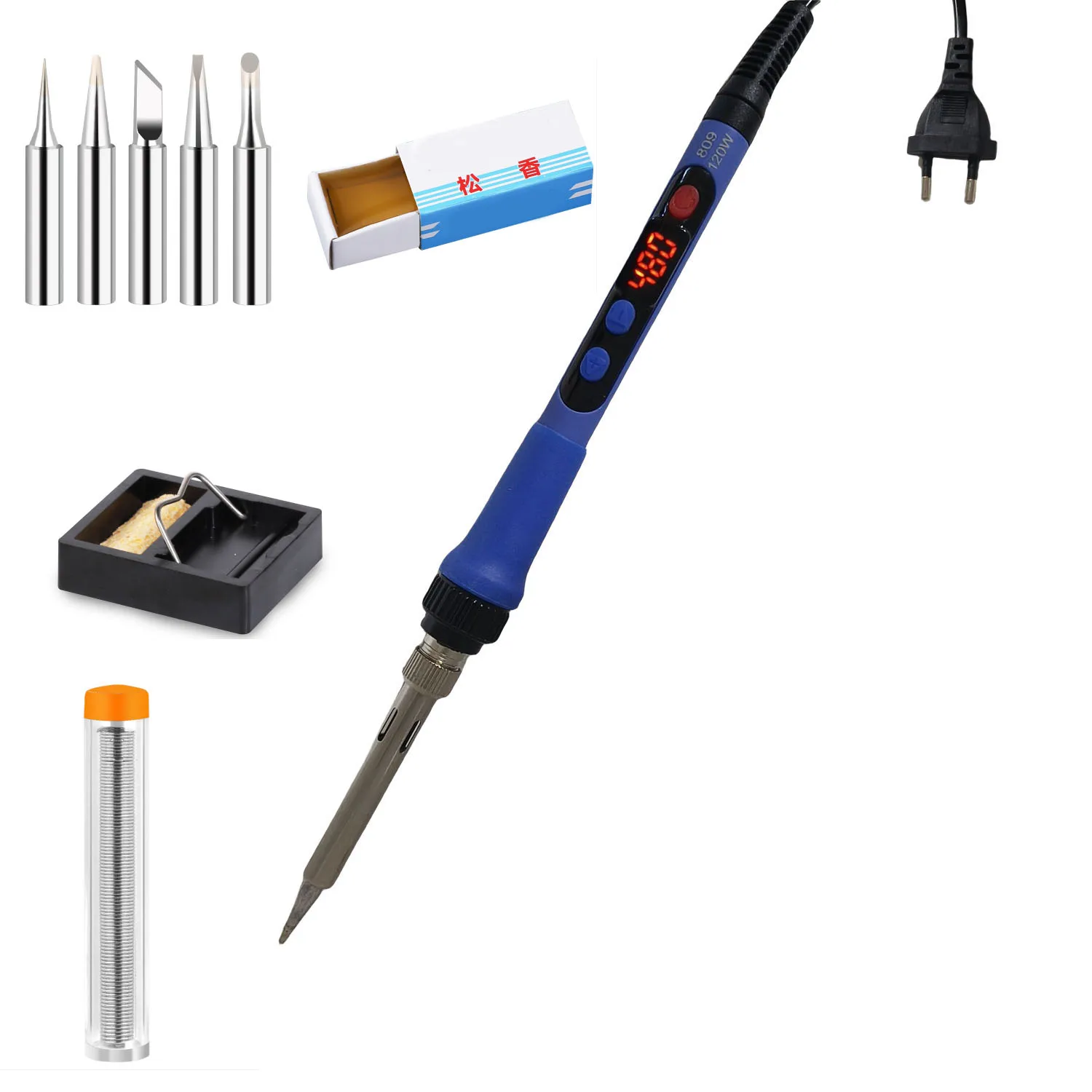 

120W Digital display temperature adjustable Electric Soldering iron household maintenance Tools Internal heated soldering iron