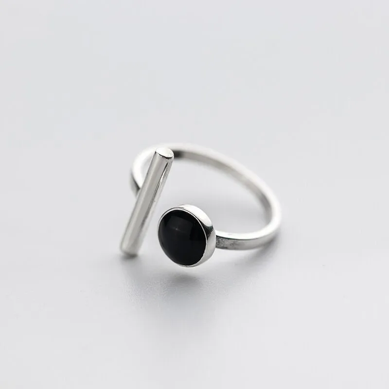 Women's 925 Sterling Silver Butterfly Zircon Open Ring