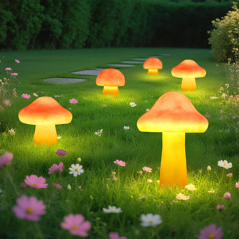 

Outdoor Mushroom Light Solar Lawn Waterproof Plant Light Garden Arrangement Garden Outdoor Garden Landscape