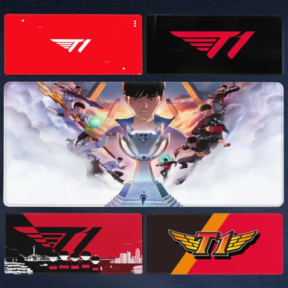 

Faker Skt T1 Mouse Pad Gaming office Non-slip Desk Mat Diy Mousepad Large Game Keyboard overlock