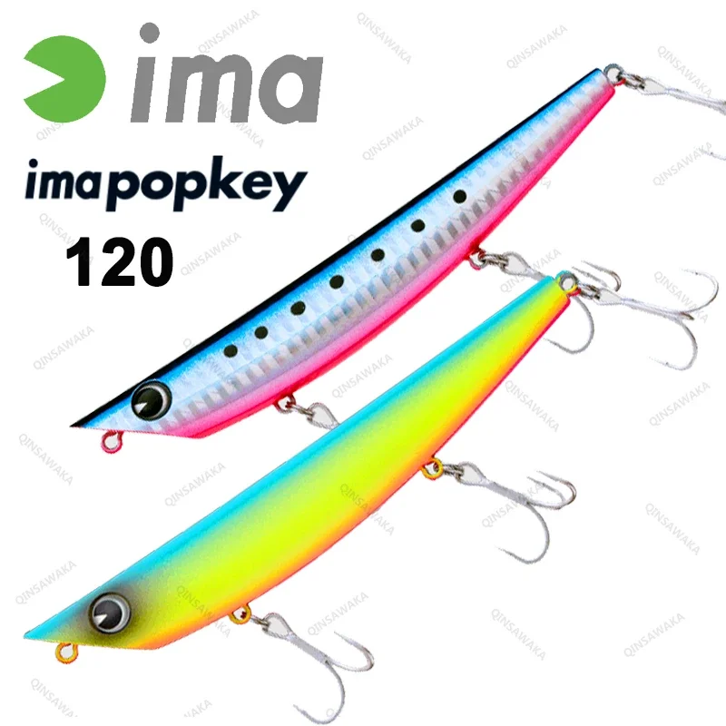 

Made In Japan IMA POPKEY Imapopkey 120mm Sea Bass Lure baitfish Fishing Floating minnow Saltwater snake crawl