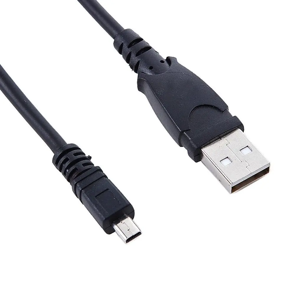 8PIN USB ładowarka + kabel do synchronizacji danych przewód do Casio kamera Exilim EX-ZS10 s ZS10bk