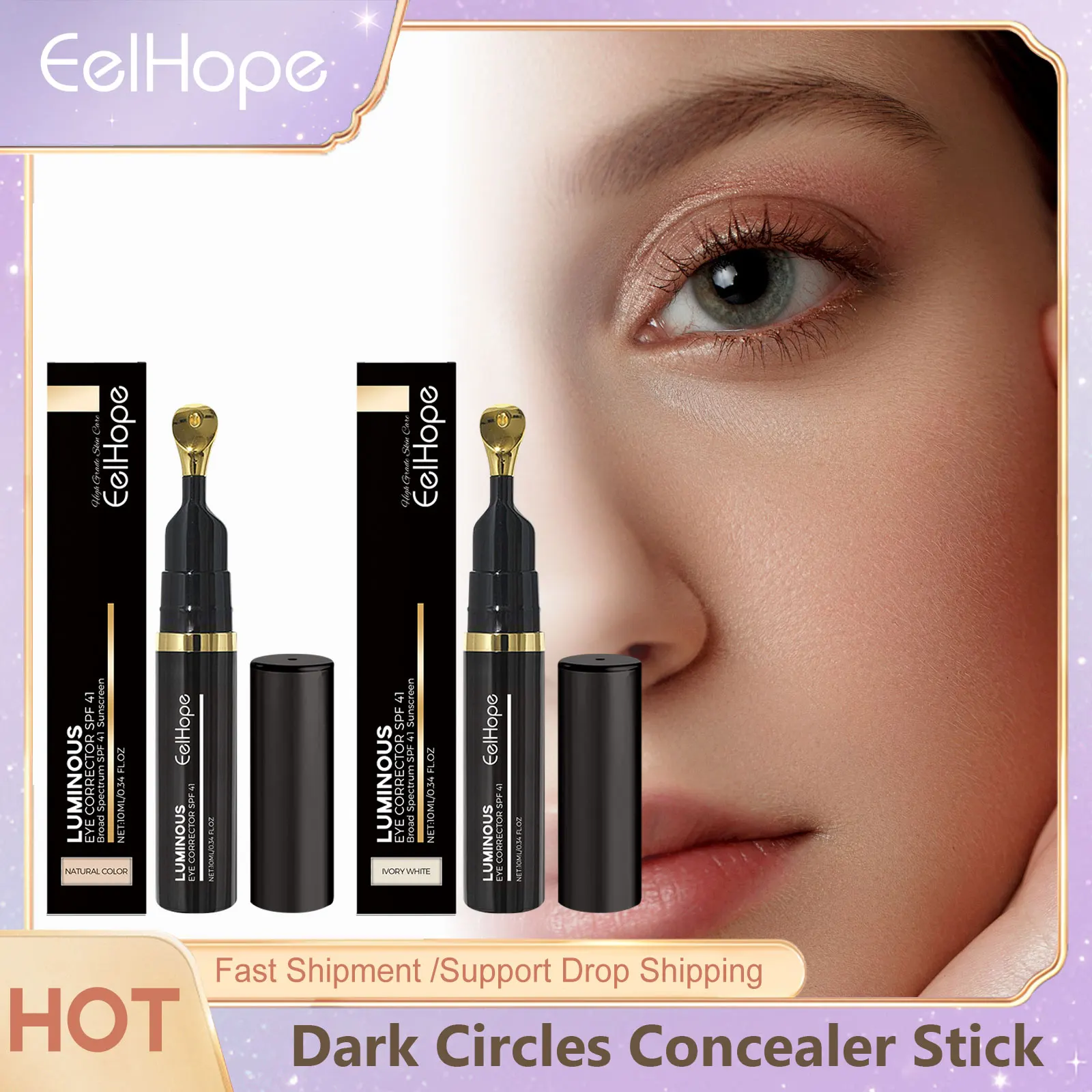 Dark Circles Concealer Stick Skin Corrector Wrinkles Spots Coverage Modify Skin Tone Waterproof Foundation Natural Base Makeup