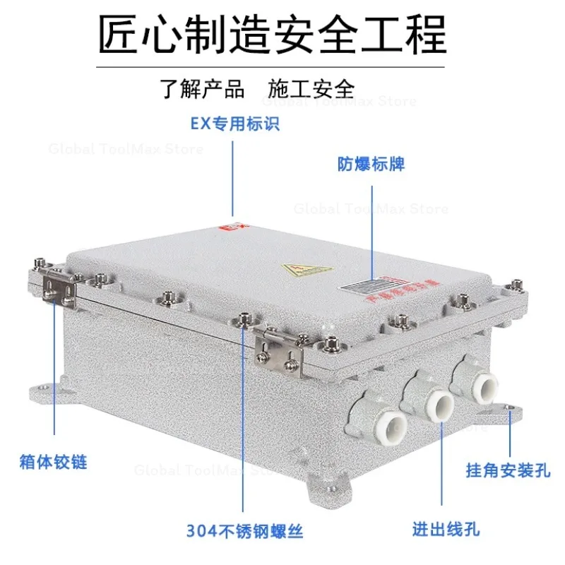Flame-retardant Distribution Box, Power Control Box, Junction Box, Circuit Breaker - Industrial Safe Electrical Protection