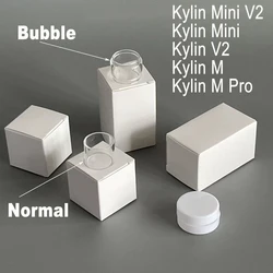 5PCS Automotive Transparent Glass Tools For Kylin M Pro/ Kylin Mini V2 Bubble Bulb Fat / Straight Normal Glass Accessary