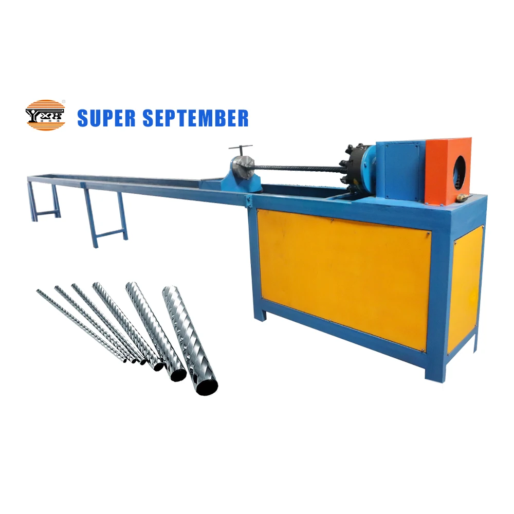 Automated Decorative Durable Metal Ss Inox Pipe Twisting Machine