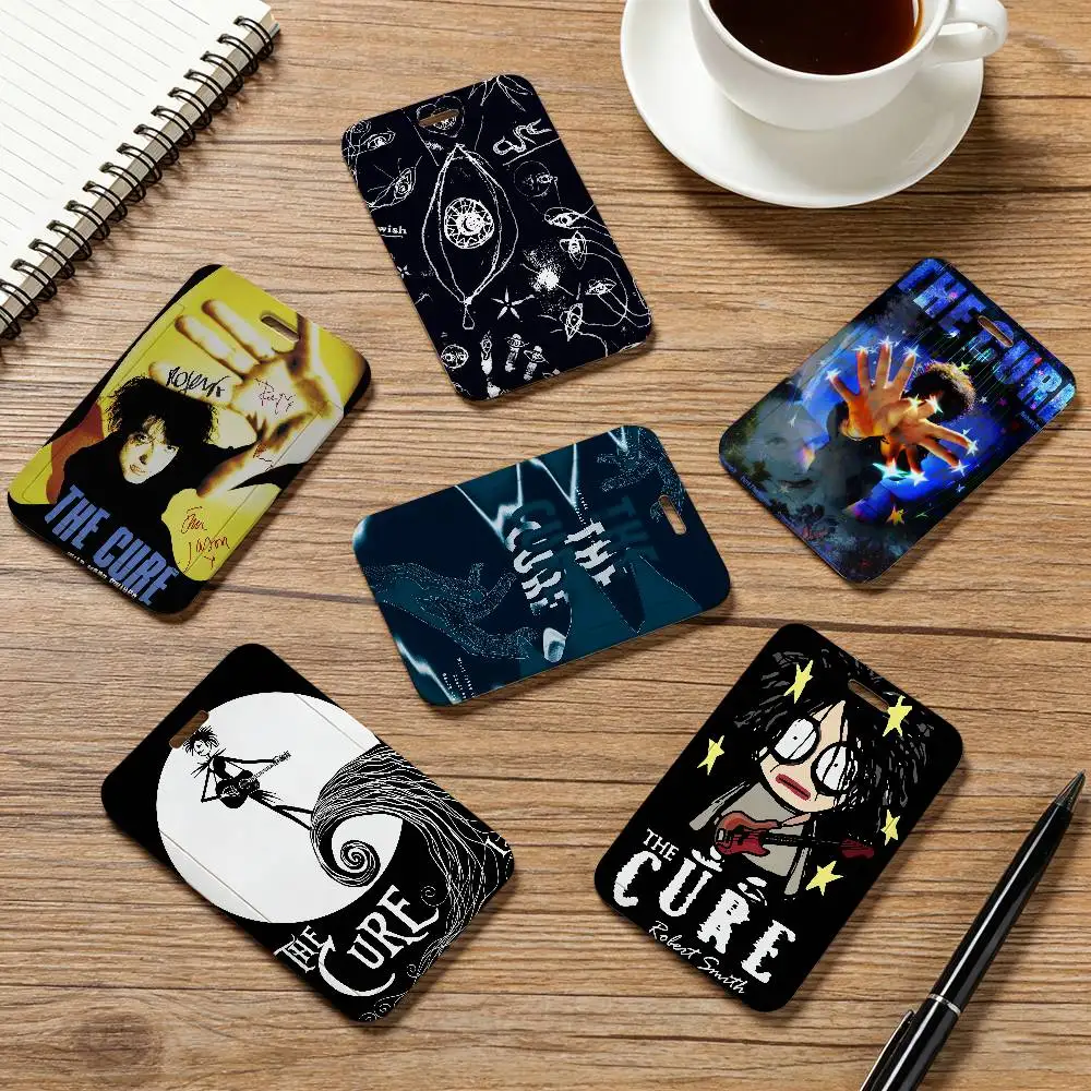 Band T-The Cure Pocket Credit ID Card Badge Tag Bus Card Holder Pass Case With Neck Strap Lanyard