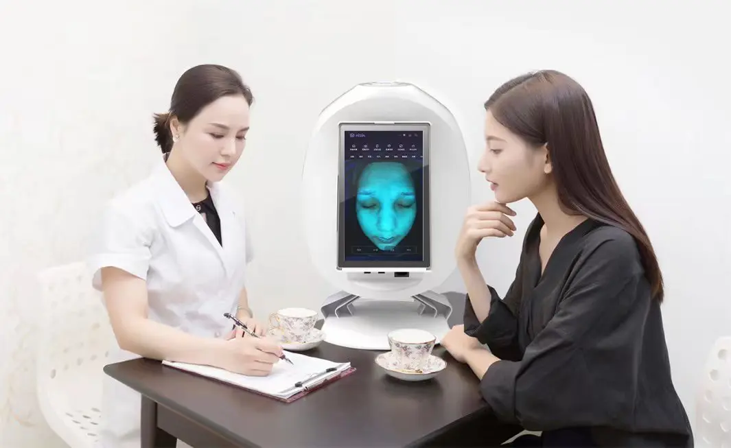 AISIA Q1 3D AI Facial Skin Analyzer Detection Skin Problem Diagnosis 8 Spectrum Professional Analysis Beauty Salon Equipment