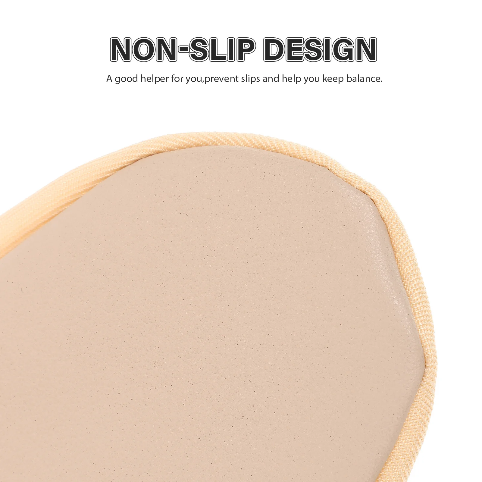 1 زوج أحذية الباليه لنصف باطن أحذية الرقص عدم الانزلاق قبضة الأمامية وسادة لأداء الرقص اللاتيني الحديث