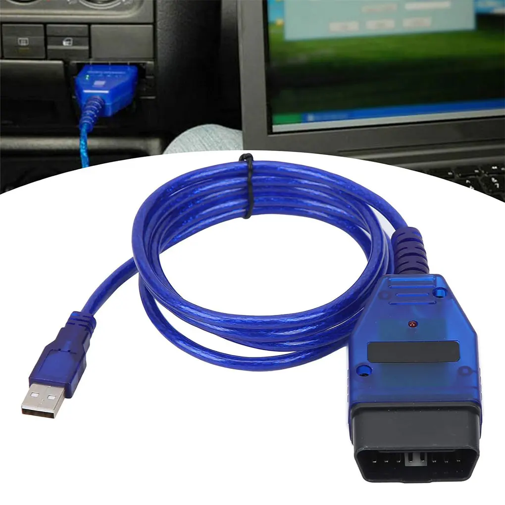 Multi-brand diagnostic Cable group vag com obd2 USB Car cable diagnostic scan scan professional software