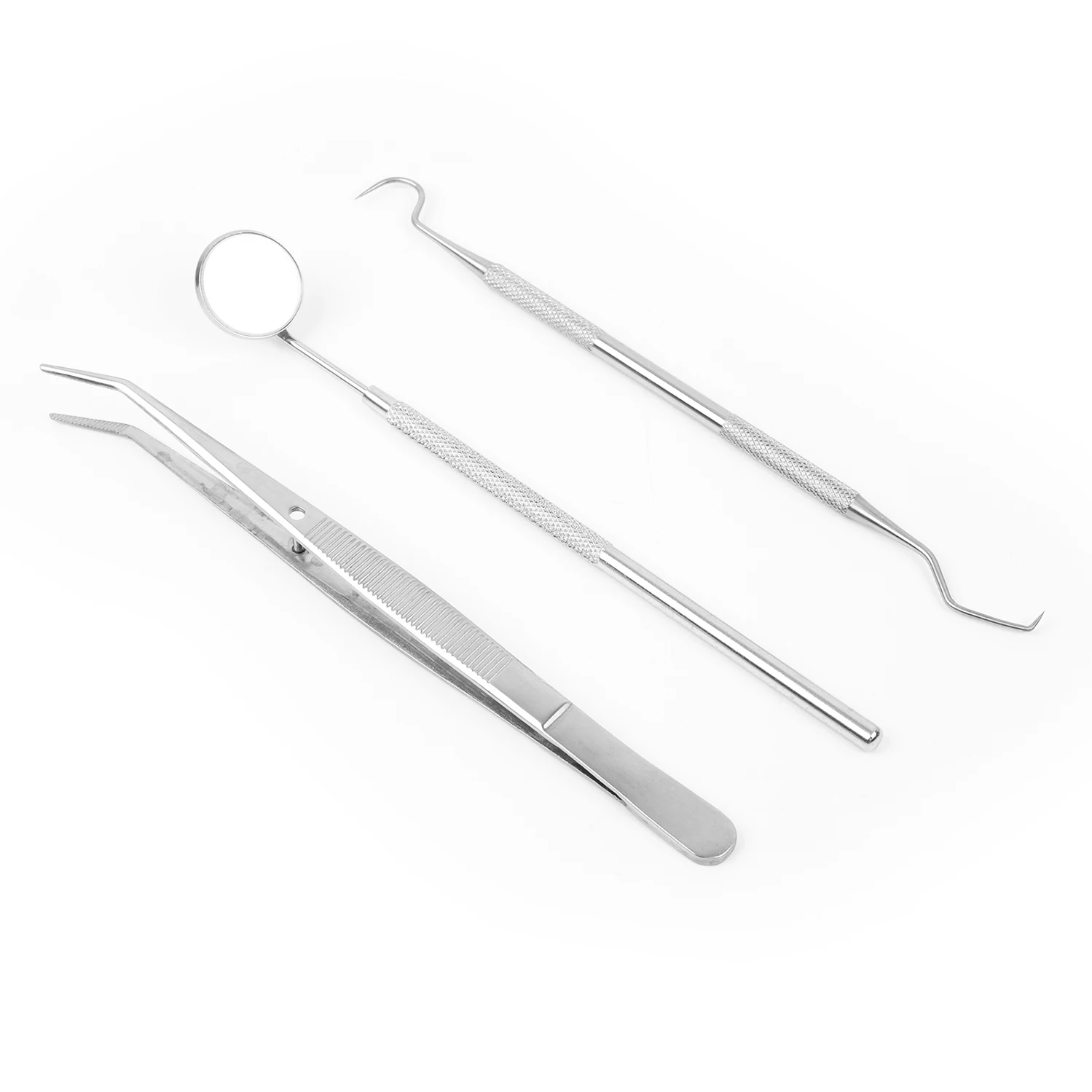 JOLANT Dental Cleaning Tool Set Mouth Mirror Stainless Steel Tweezers Elbow Probe Dentists Instrument Teeth Whitening Dentistry