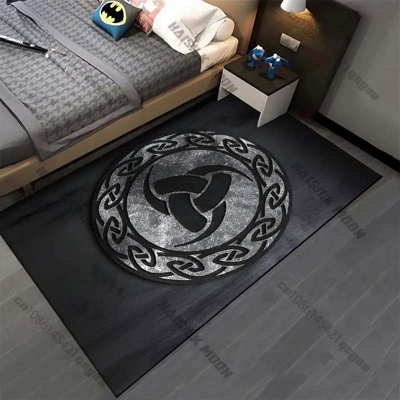 Celtic knot symbol spirituality carpet Yoga living room room decor children's crawling mat doormat area rug games mat