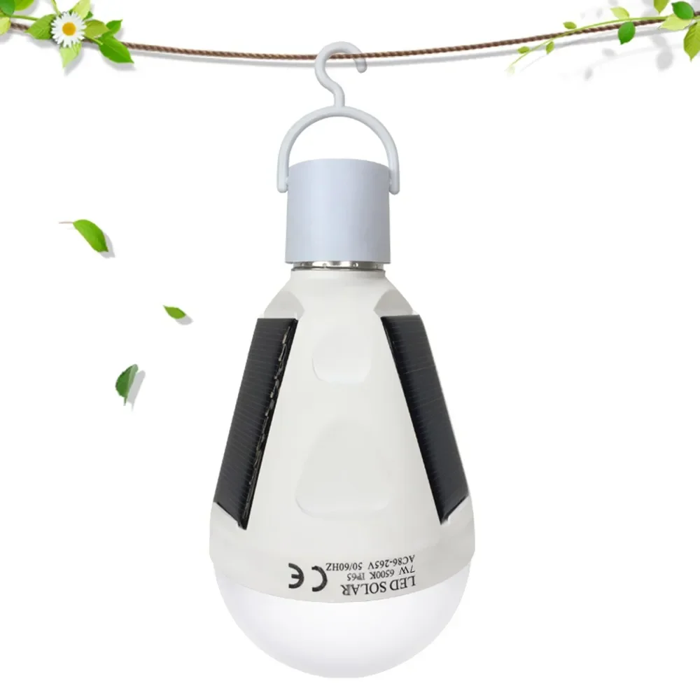

12W SMD5730 Solar Powered Emergency LED Bulb Drop Shipping