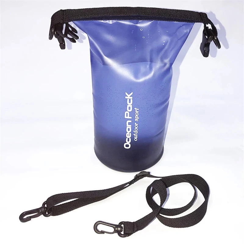 PVC Wasserdichte Tasche 2L 5L 10L 15L 20L Outdoor Schwimmen Tasche Tauchen Kompression Lagerung Trocken Tasche Für Mann Frauen Kajakfahren rucksack