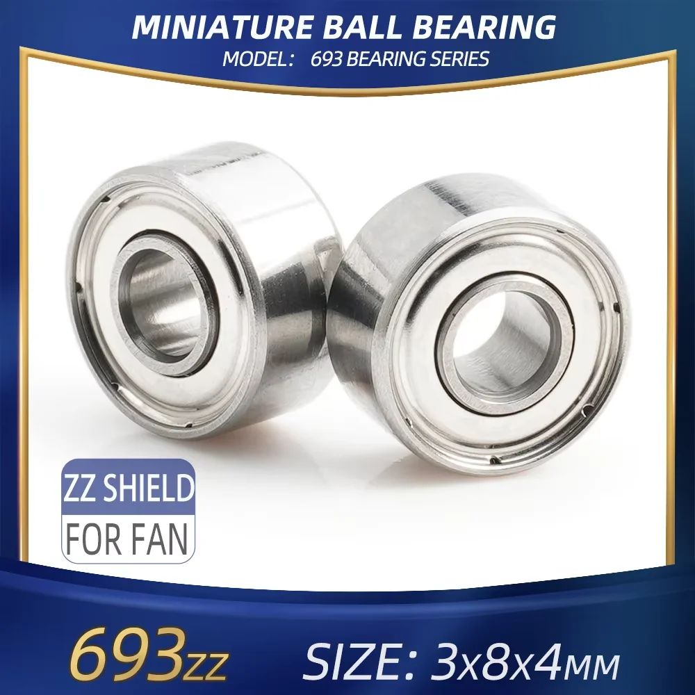 20PCS 693ZZ Lager 3*8*4mm ABEC-9 Computer Lüfter Kugellager 693 ZZ PC Kühlung Fall Fans R-830zz Reparatur FIX Für PS4 XBox