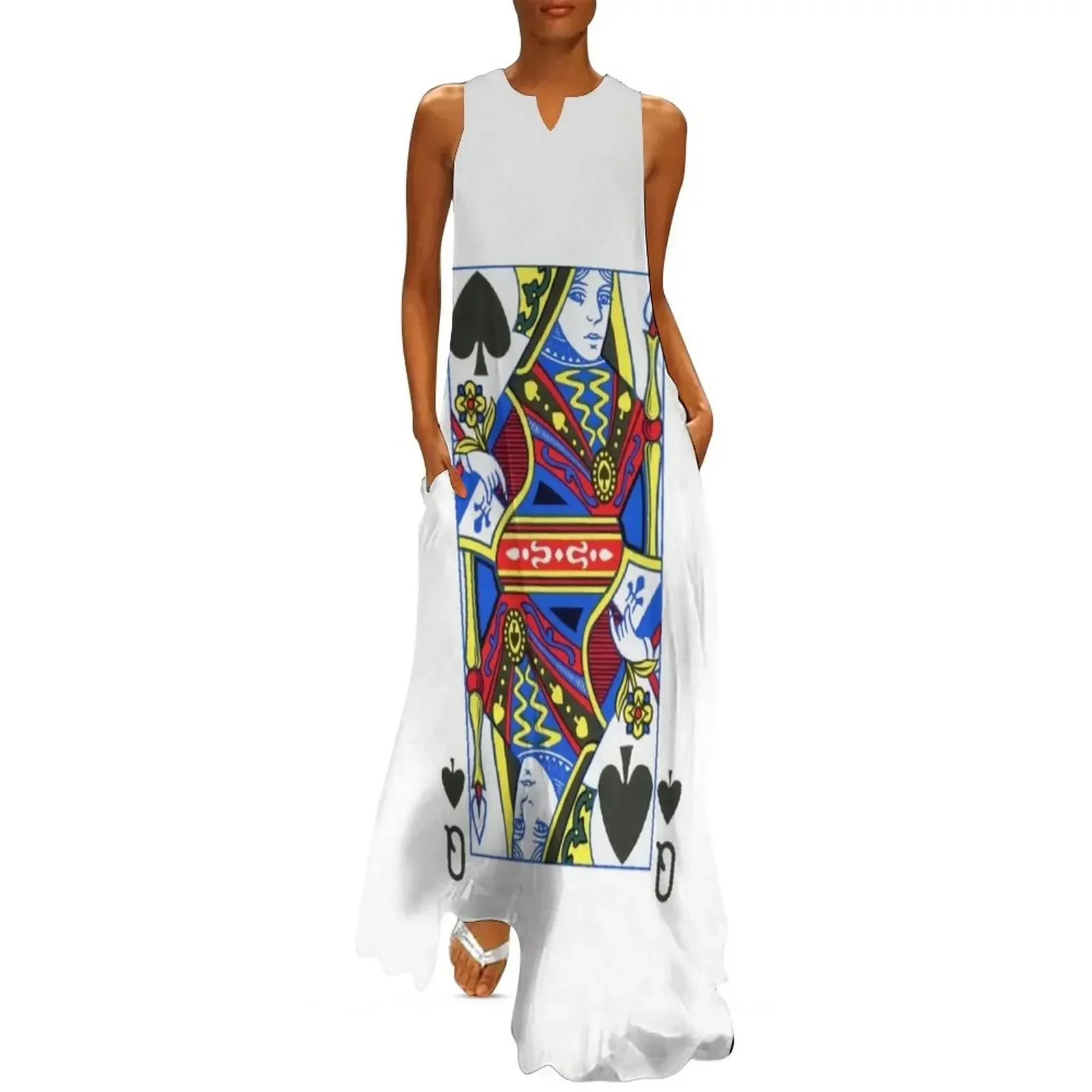 

Queen of Spades Shirt| Group Halloween Costume| Deck Of Cards Long Dress ladies dresses for women 2025 fairy dress Dress