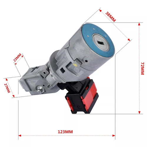 Imagen 2 del producto Llave de interruptor de bloqueo de encendido, accesorio para Renault Clio Kangoo Master Opel Movano Vivaro Nissan NV300 NV400 Dacia Sandero 7701208408 N0502064