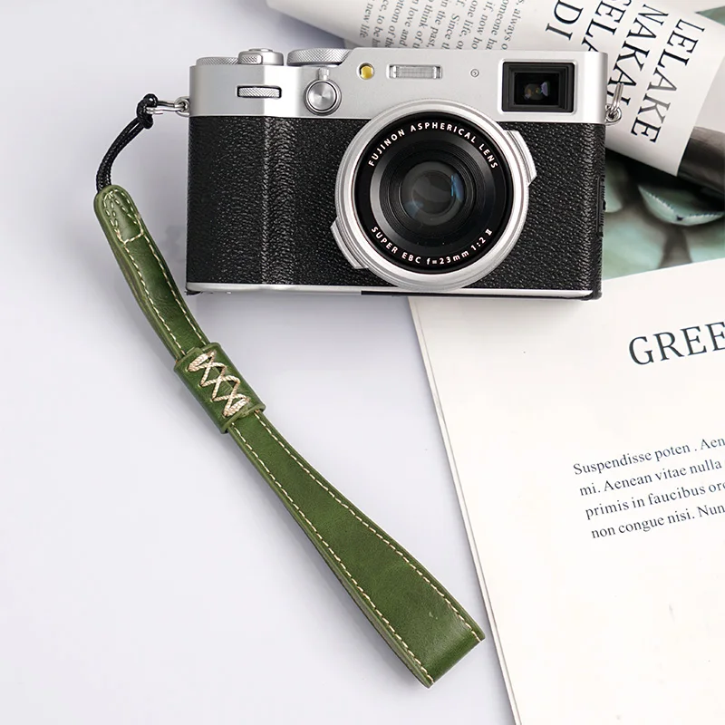 Cameraband Polsband Handriem Voor Slr Dslr Camera Sony Canon Fuji Fujifilm Pentax Panasonic Ccd Vlog Cam Leren Band Fit
