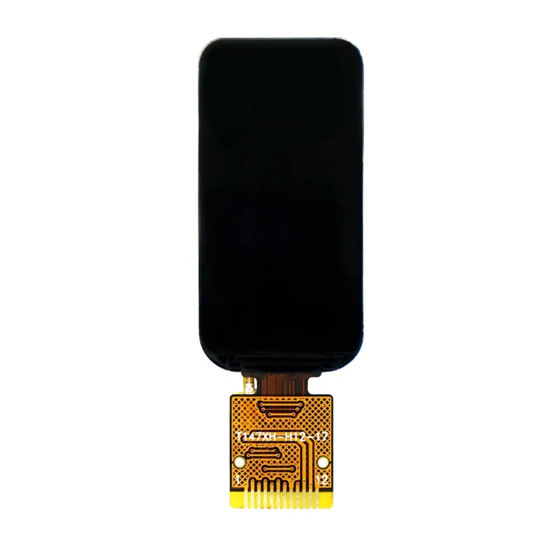 1.47 بوصة 80x160 IPS TFT شاشة الكريستال السائل ST7735 سائق SPI زاوية مستديرة وحدة شاشة ملونة ملحومة مسبقًا 12P رأس وحدة LCD صغيرة #3