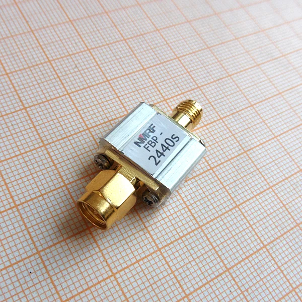 2.4G 2440MHz Bandpass Filter WiFi Bluetooth Zigbee Anti-interference Signal Conditioner