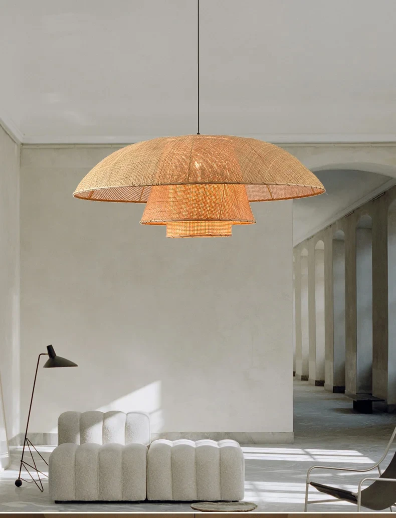 

Vintage style rattan design pendant light, home decoration, restaurant attic hanging pendant light GN987VN