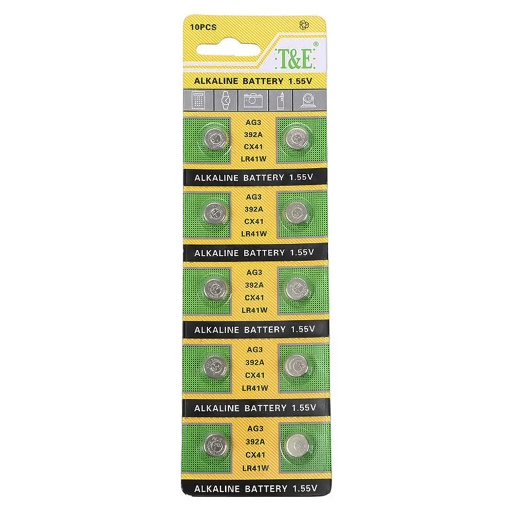 10PCS AG0 AG1 AG2 AG3 AG4 AG5 AG6 Botton Battery 1.55V Alkaline Cell Coin Batteries For Watch Car Key Remote