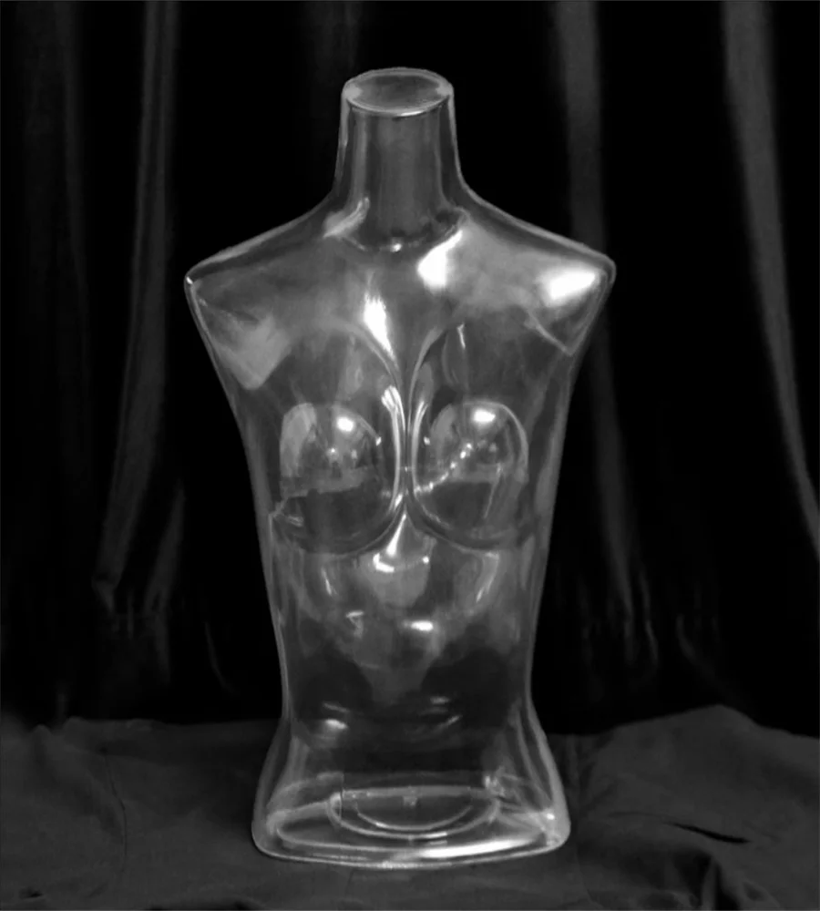 

Female Underwear Display Transparent,Cltoh Chest Art Dressmaker Mannequins Stereoscopic,Lingerie Model, Bra, AT102GA