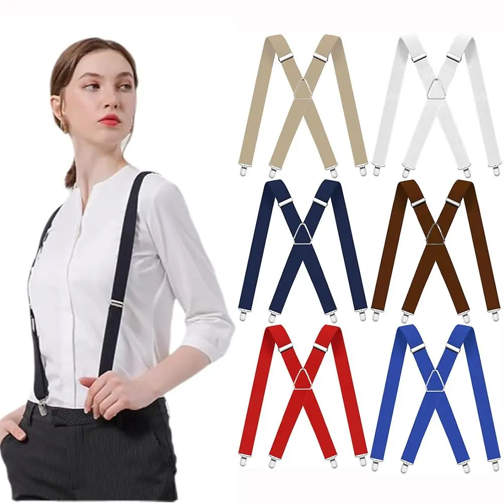 Men's Adjustable Elastic Clip-On Suspenders