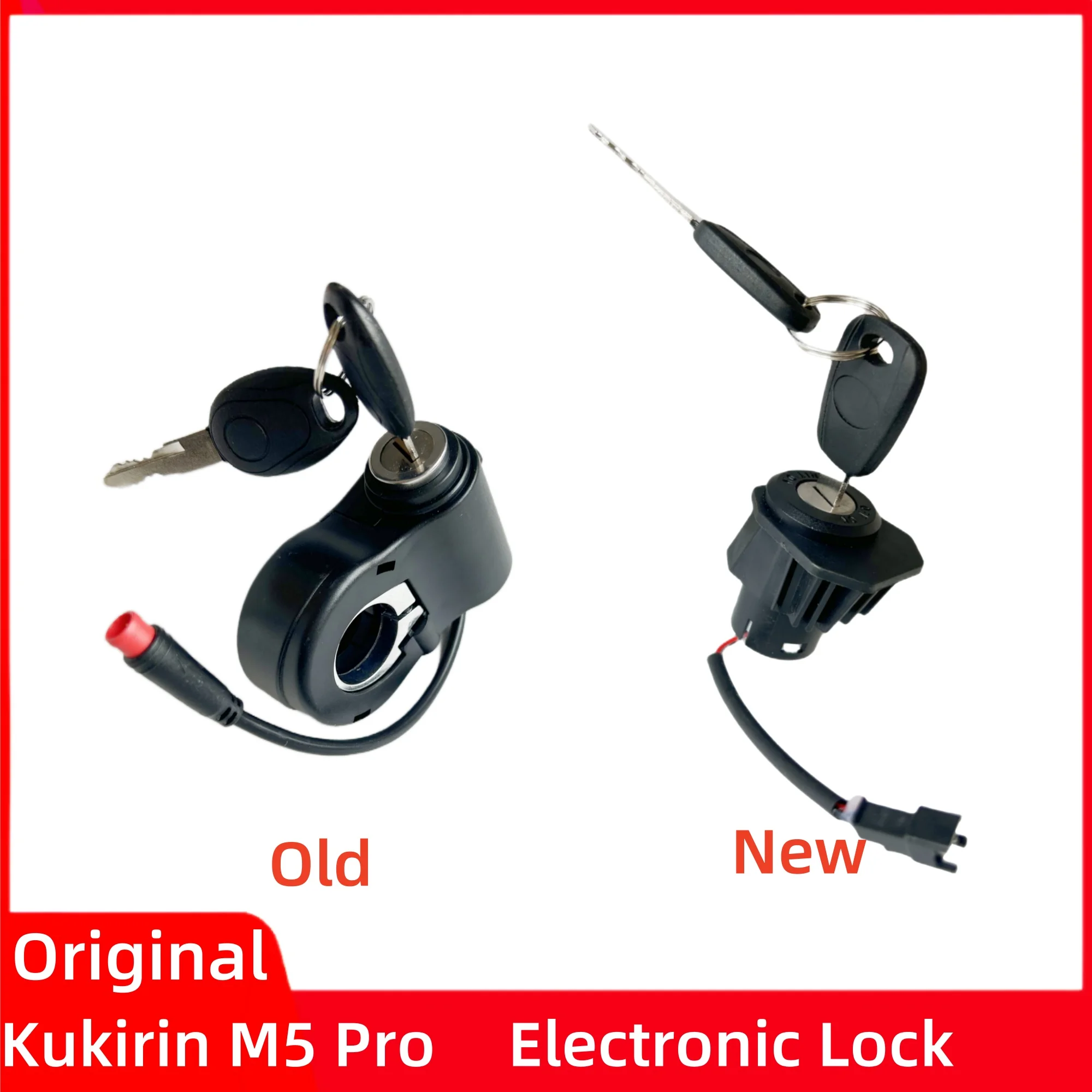 Original Electronic Lock For Kugoo Kukirin M5 Pro Electric Scooter Skateboard Lock with Key Replacement