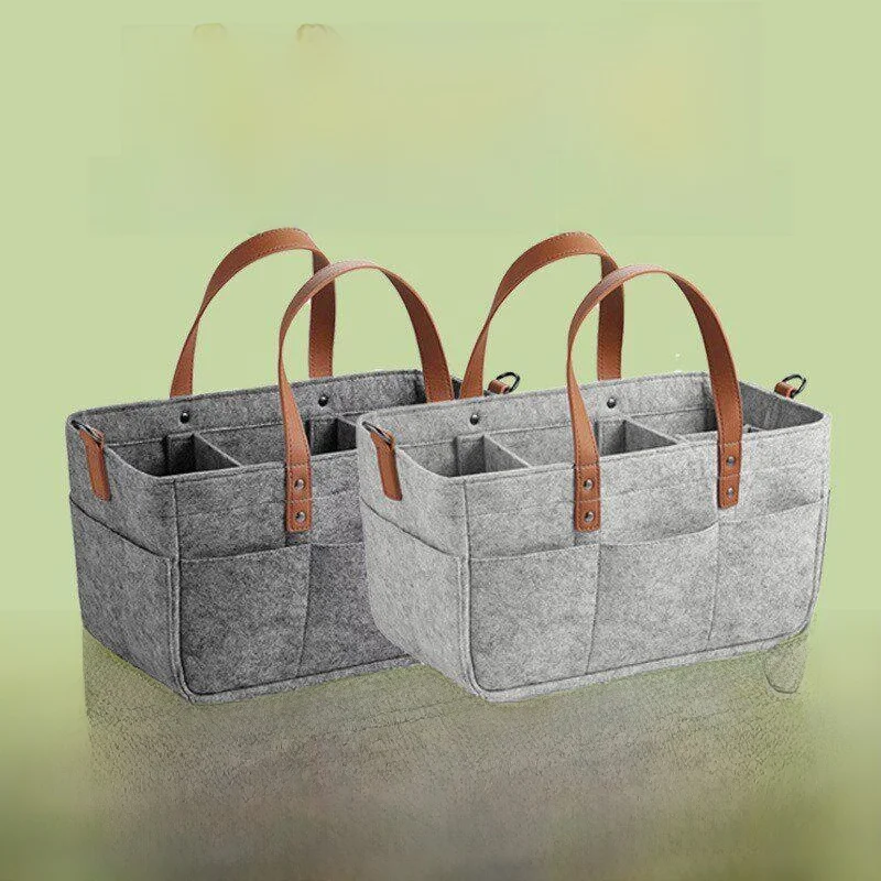 Large Capacity Felt Hotel Room Inspection Bag Diaper Bag Baby Travel Storage Bag Mommy Handbag Women's Fashion Spring 2026