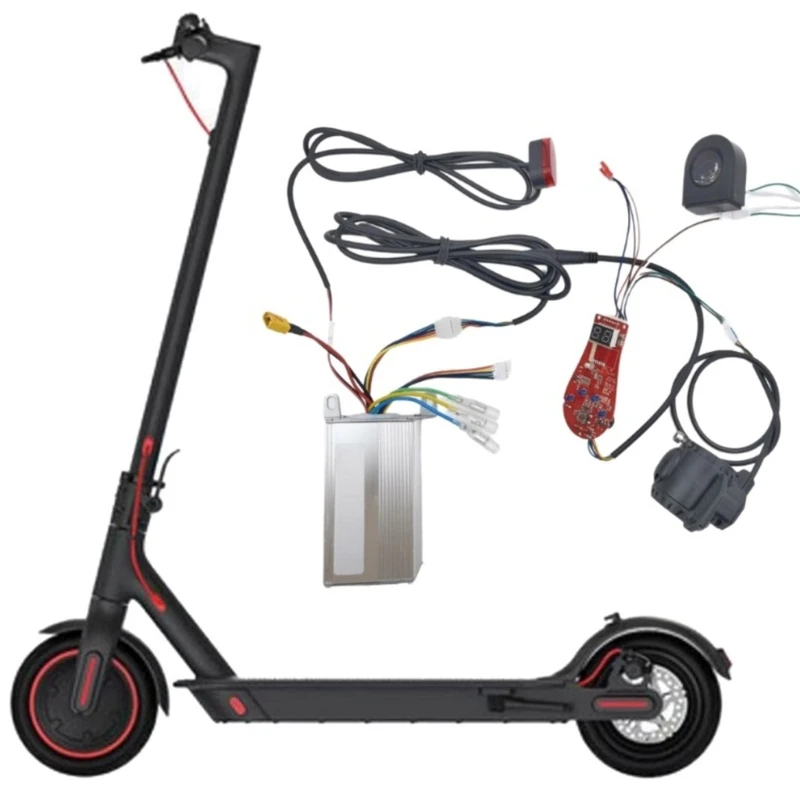 Advanced Scooter Electronics Package Control Module with 36V Motherboard, Instrumentation, Lighting for 8.5inch Scooters