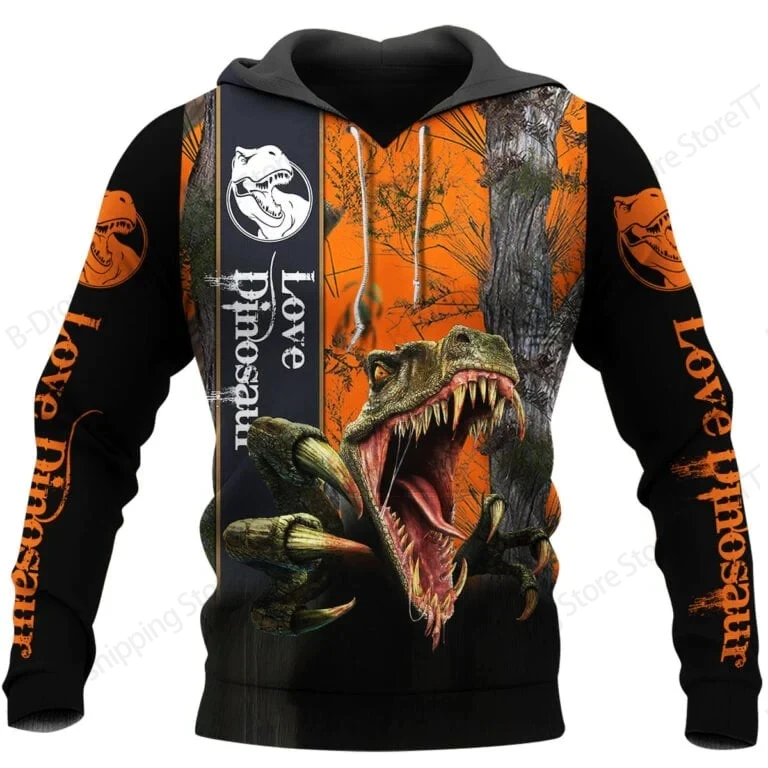 

Винтажная мужская толстовка с капюшоном и динозавром, толстовка с 3d принтом животных, мужская и женская мода, спортивный костюм большого размера, готическая спортивная одежда