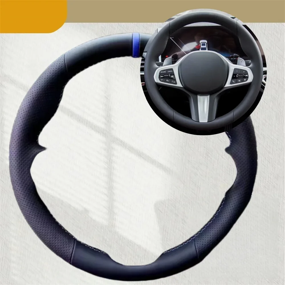 

Автомобильный чехол на руль для BMW X1 X2 X3 X4 F06 F10 F15 F16 F20 F21 F25 F26 Автомобильные аксессуары из искусственной кожи на руль