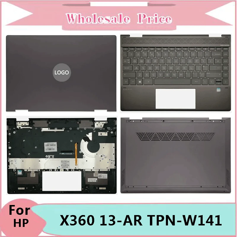 New Original For HP Notebook ENVY X360 13-AR TPN-W141 Laptop LCD Back Cover Front Bezel Upper Palmrest Bottom Base Case Keyboard