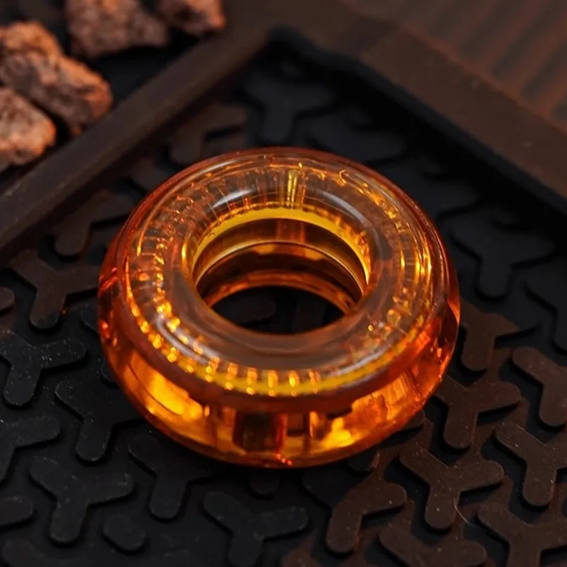 래칫 휠 기계식 단락 링 자석 푸시 카드 슬라이더 피젯 스트레스 해소 장난감 불안 완화 손가락 끝 플라이휠