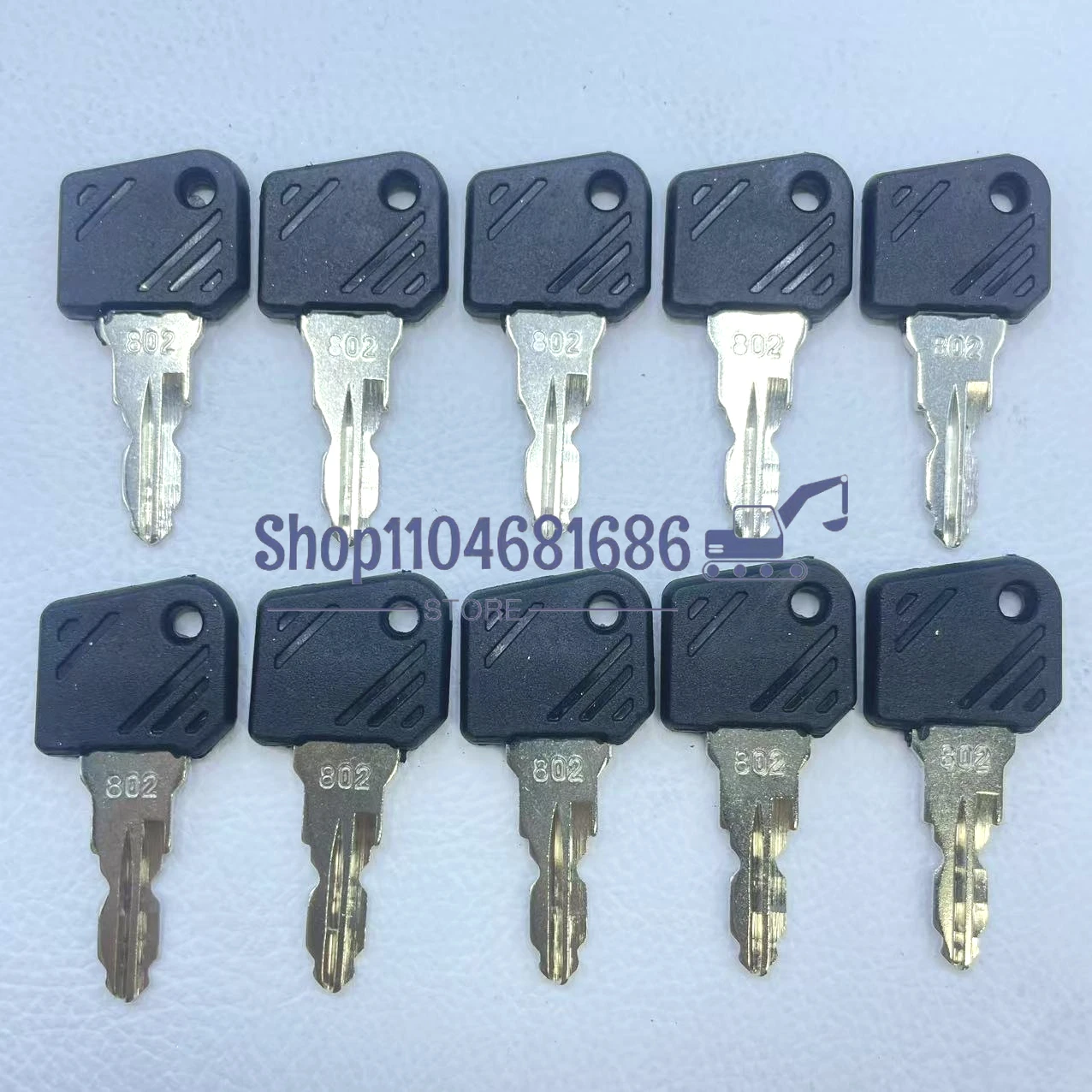 10 Pcs  Ignition Key 0009311203/0039730404 for Linde Forklift,802 Key for Hangcha HELI Forklift