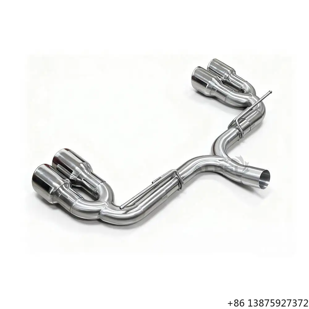 

SS304 Cat Back Exhaust System for S3 2.0T 8V 2014-2020 High Performance Racing Exhaust with 4 Exhaust Tips