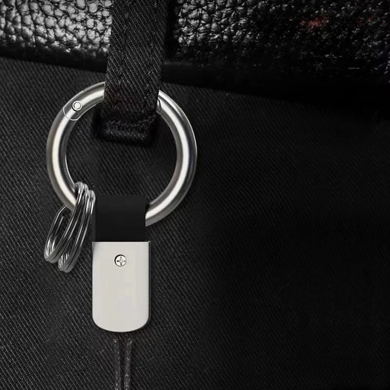 Portachiavi con logo personalizzato Portachiavi in pelle scamosciata vuota Semplice corda sospesa con incisione laser Portachiavi per auto Portachiavi personalizzati Piccoli regali