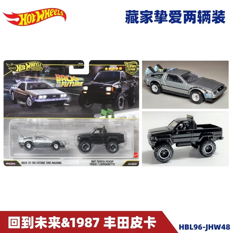 Hot Wheels Premium Car Culture Back To The Future Volkswagen Golf Ford Anglia Exclusive 2-Pack Hbl96 Toy Gift Model Car