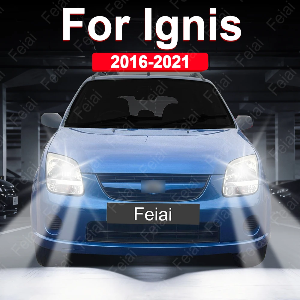 For Suzuki Ignis Headlights LED Bulb Ignis Accessories Car Headlight 2000-2005 2006 2007 2008 2009 2010 2011 2012 2013 2014 2015