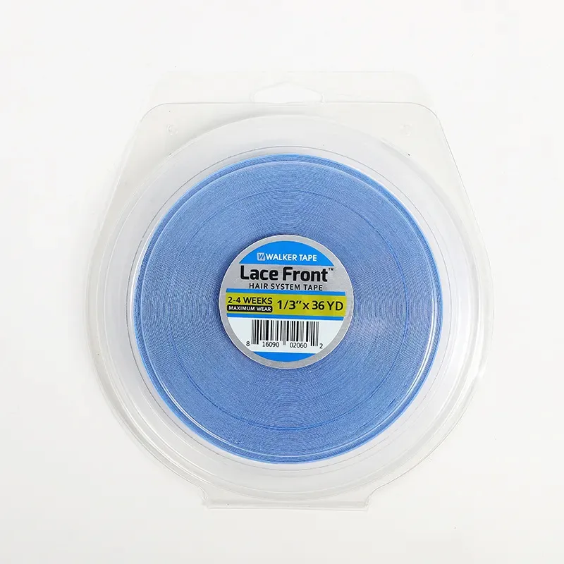 1 Rolle 36 Yard Walker Blaues Lace-Front-Haarsystem-Klebeband Doppelseitiges Klebeband für Perücken, Toupets und Haarverlängerungen – Detail 1