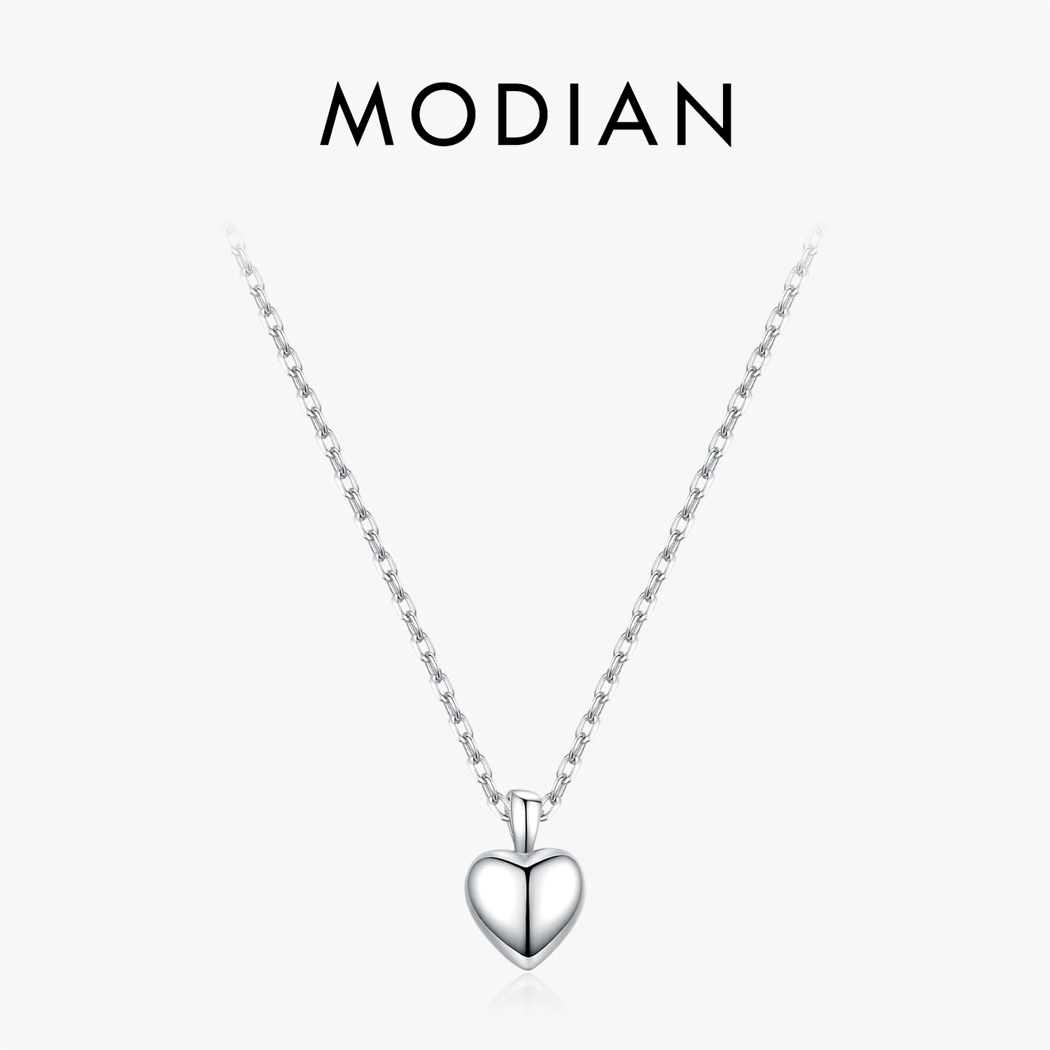 MODIAN 925 Sterling Silber Superdünne Mini-Quadrat-Abstandshalter-Scheiben-Anhänger-Halskette für Frauen, stapelbare feine Halsketten, Schmuck