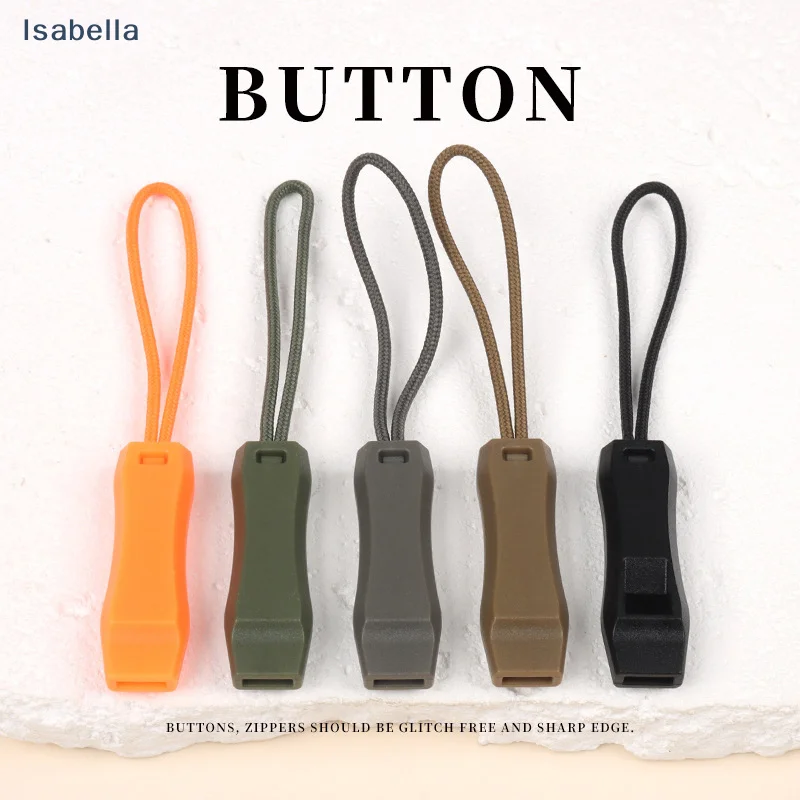 ♥Outdoor Whistle Pulling Rope - Multi-Color Plastic Whistle Lanyard for Camping, Hiking & Emergency Use