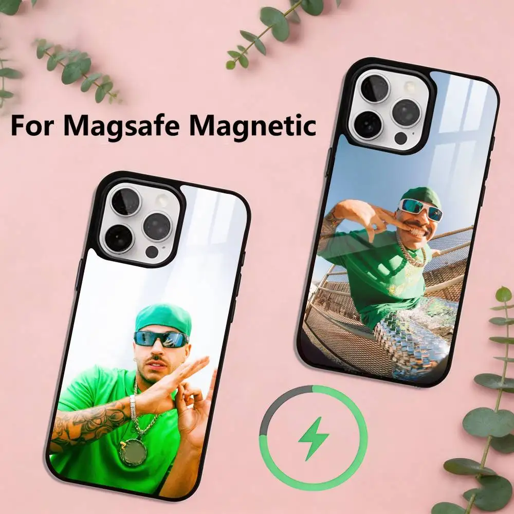 

Чехол для телефона Feid Ferxxo SlXDO для iPhone 17, 16, 15, 14, 13, 12, 11 Plus, Pro, магнитный, для беспроводной зарядки Magsafe