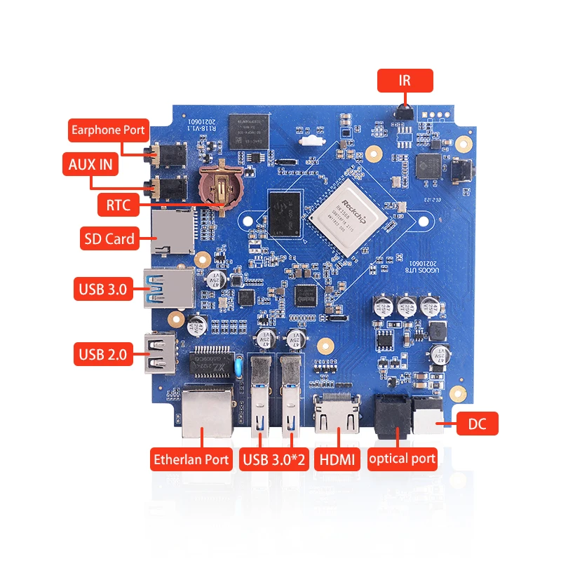 Multi media board LCD driver  RK3568 Android kit 4k HD lcd media player digital signage mainboard