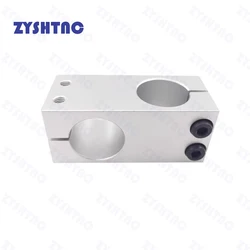 1pcs Aluminum Alloy Optical Axis Cross Block Steel Pipe Fixing Bracket Connecti Dia 6 8 10 12 14 15 16 17 18 20 22 25 in stock