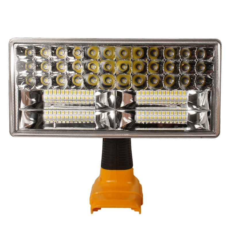 Imagem -04 - Nova Lâmpada Led 40w Polegada Spotlight Carregador Usb para Ferramenta Dewalt 18v Dcb201 Dcb200 Bateria de Lítio Outdoor Trabalhando Luz Lanterna