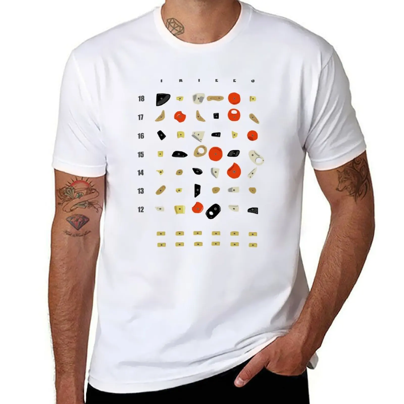 

Moonboard Inspired Bouldering Climbing Print T-Shirt man t shirts for men casual man t shirts high quality luxury brand T-Shirt