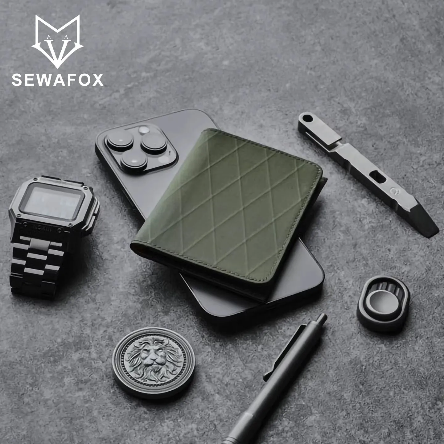 outdoor-multi-functional-short-wallet-men's-practical-document-storage-bag-convenient-carry-synthetic-material-business-ol-style
