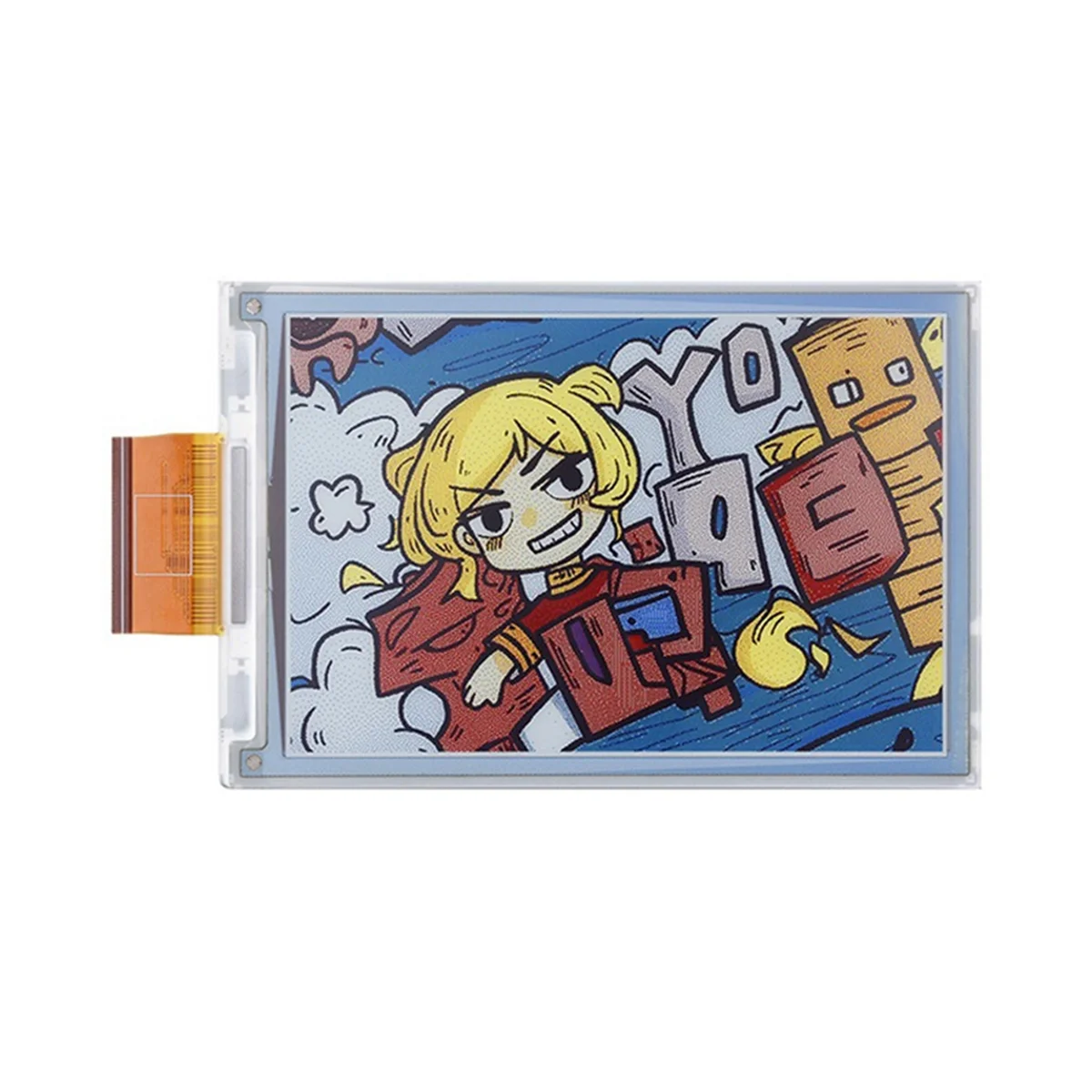 

ABNG 4 Inch E-Paper Display Full-Color E Ink Spectra 6 600x400 Pixels SPI Interface Low Power E-Paper Screen